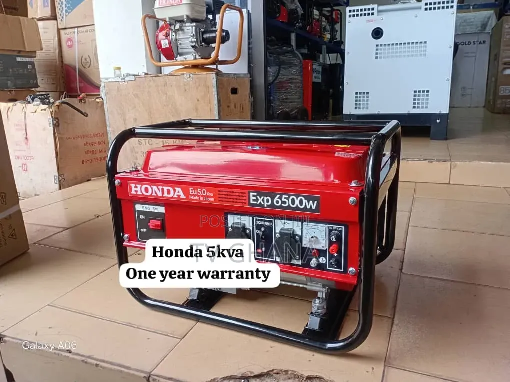 Honda 5kVA 6500W Petrol Generator – Best Value for Reliable Power5kva
