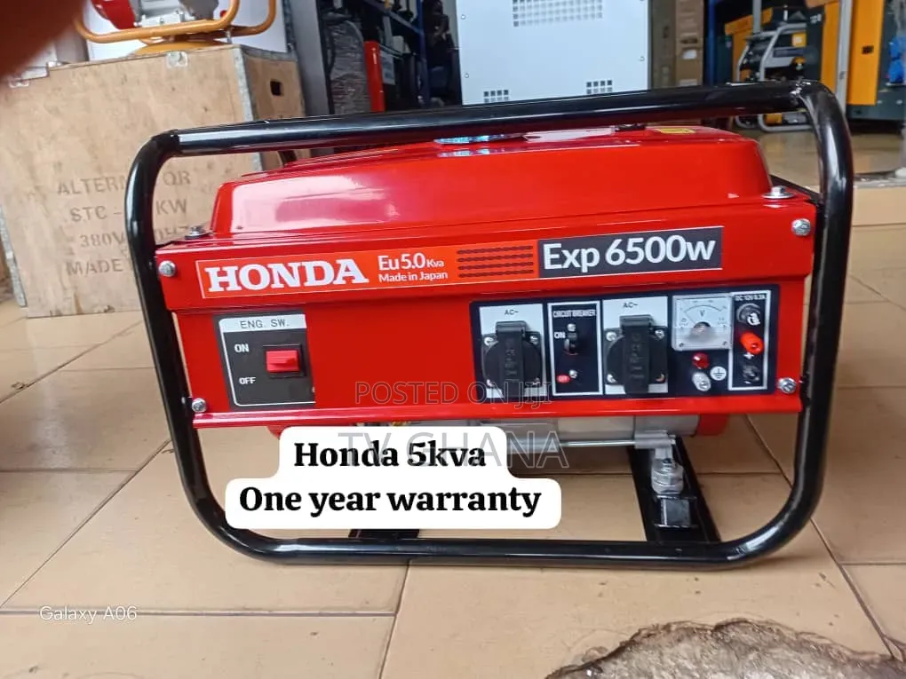 Honda 6500W Generator – Reliable Backup Power for Every Need5kva