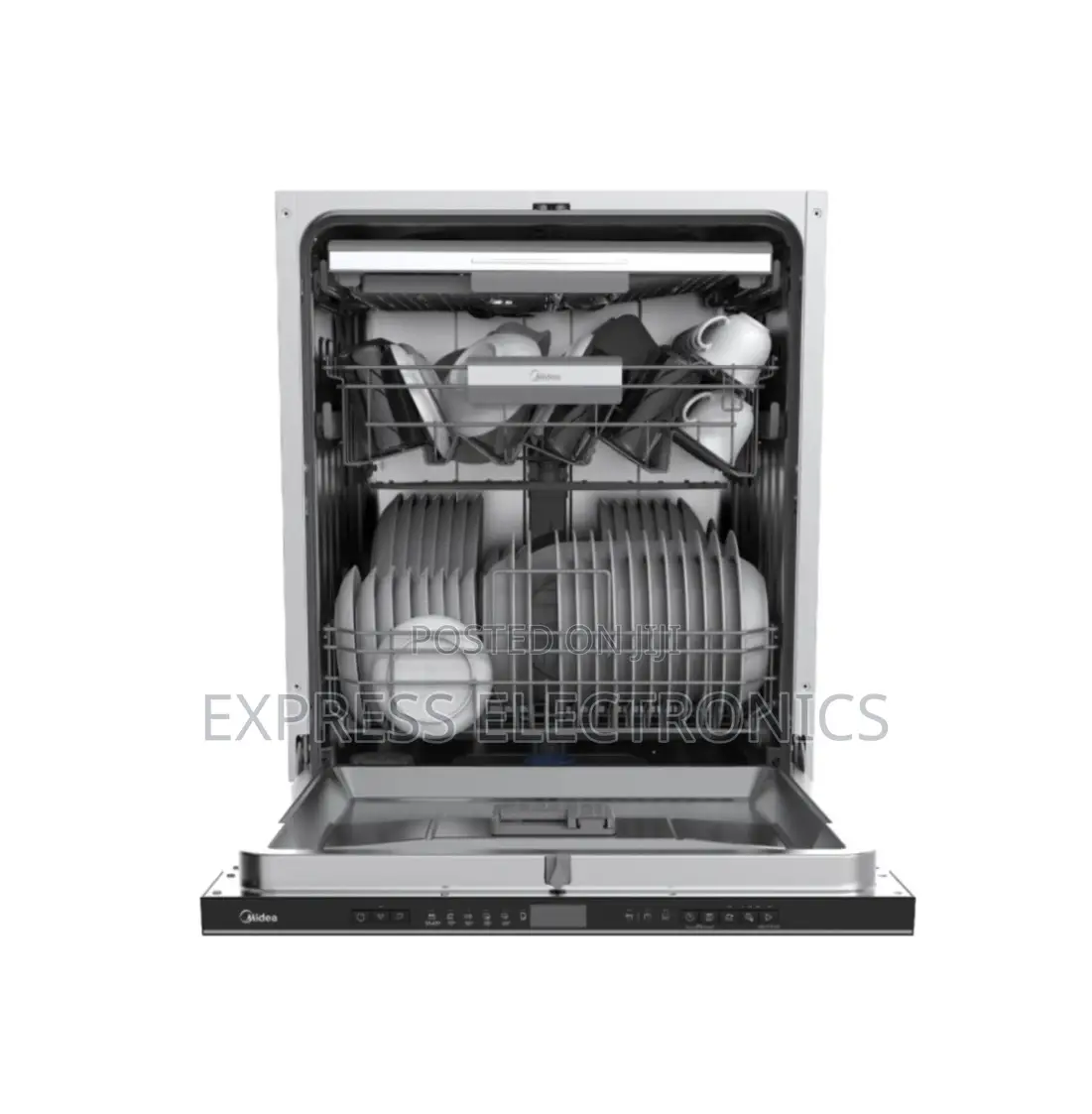 Shop the New Midea Dishwasher Built-in 14 Plates Black Wqp14-W7703l(b)