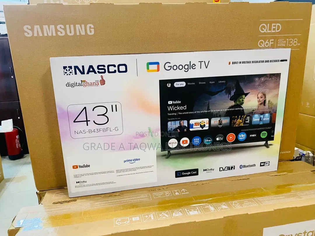 Framless Build Nasco 43-Inch Google TV