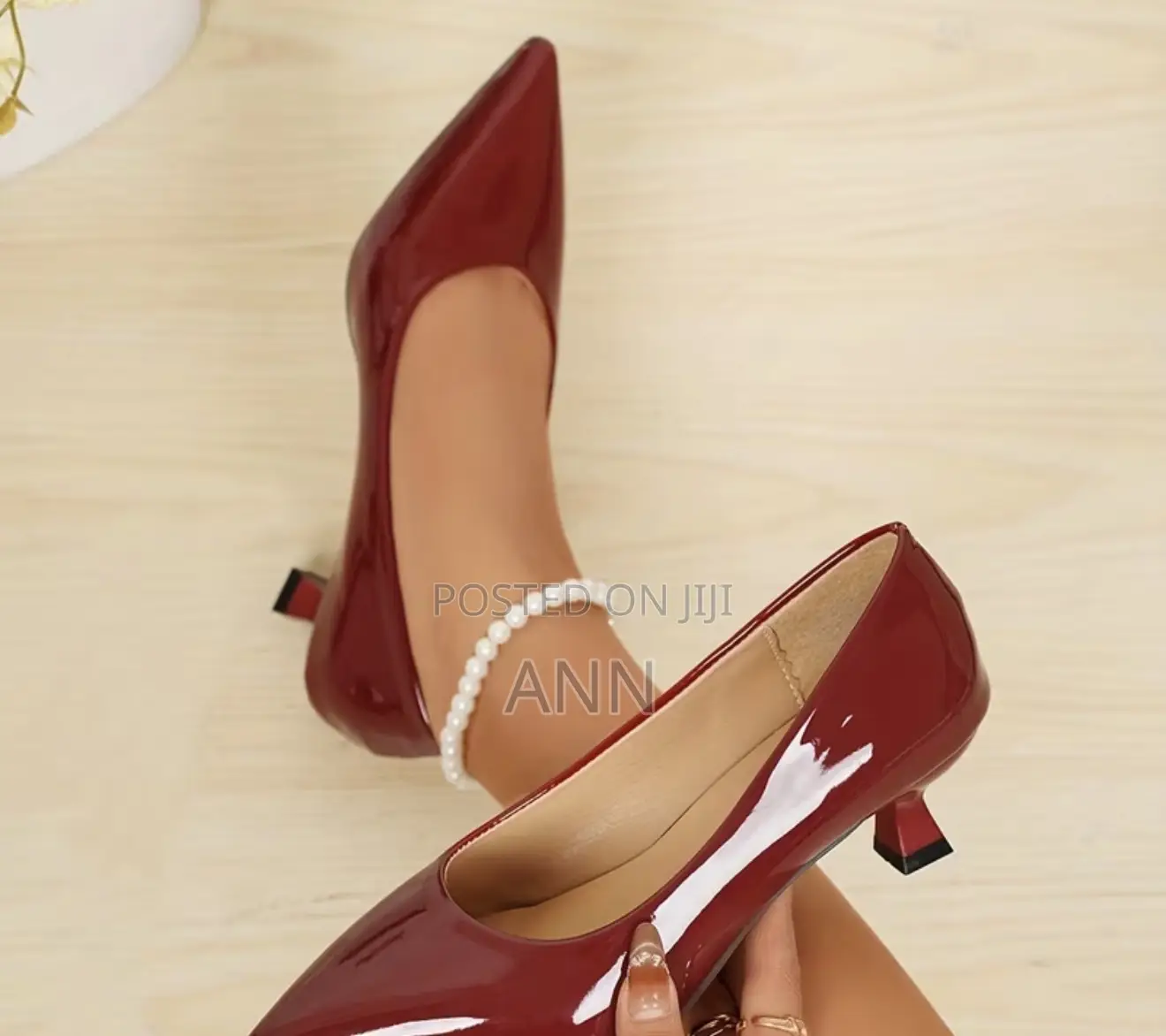 Red Office Shoes