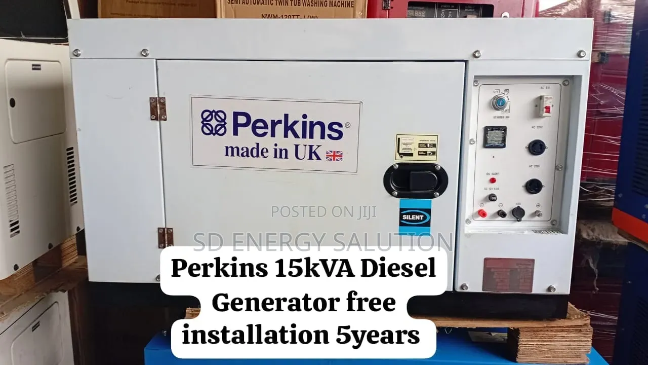 Original Perkins 15kVA Diesel Generator With Low Fuel Consumption