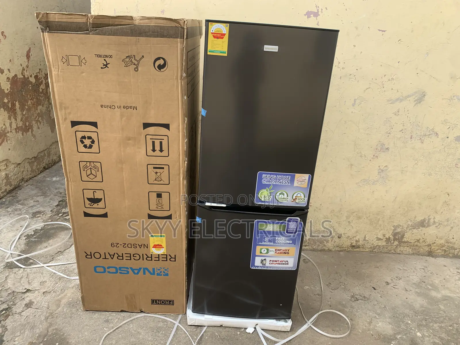Well Made Nasco 207liters Button Fridge