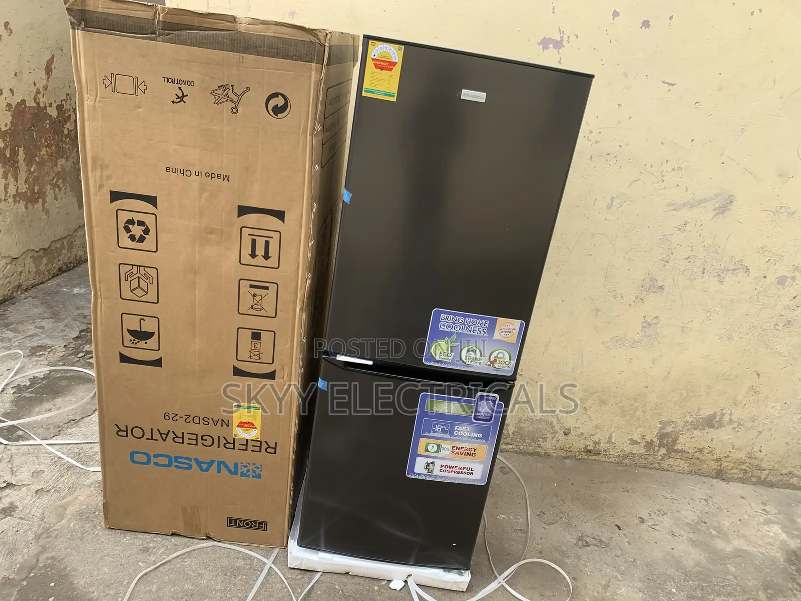 Well Made Nasco 207liters Button Fridge
