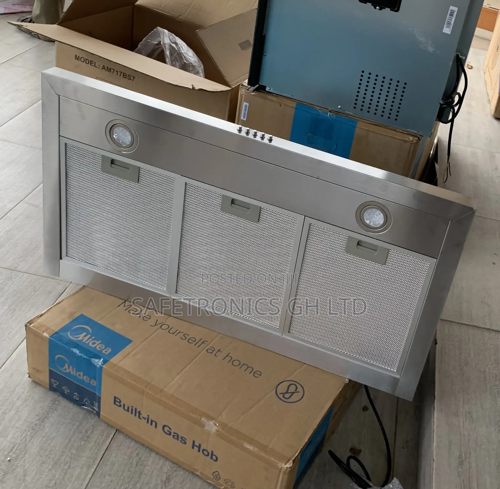 Super Best Midea 90cm T-Shape Chimney Cooker Hood (90m21-S)