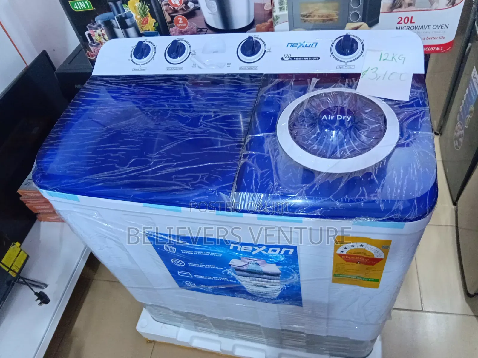 Nexon 12KG Top Load Washing Machine – Smart Laundry 12KG