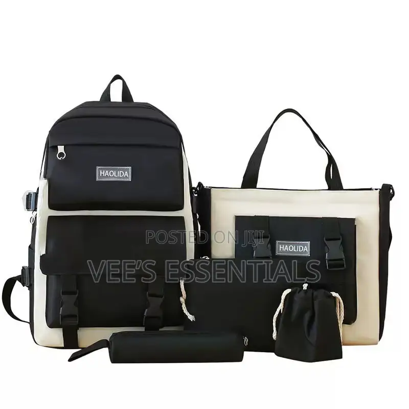 5pcs Student Backpack Set