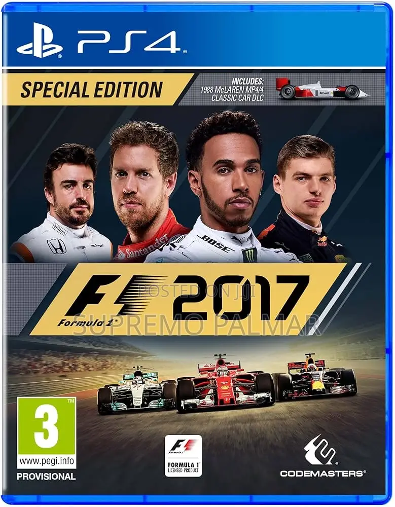 F1 2017 Special Edition PS4 Game Disc – PlayStation 4 | Original