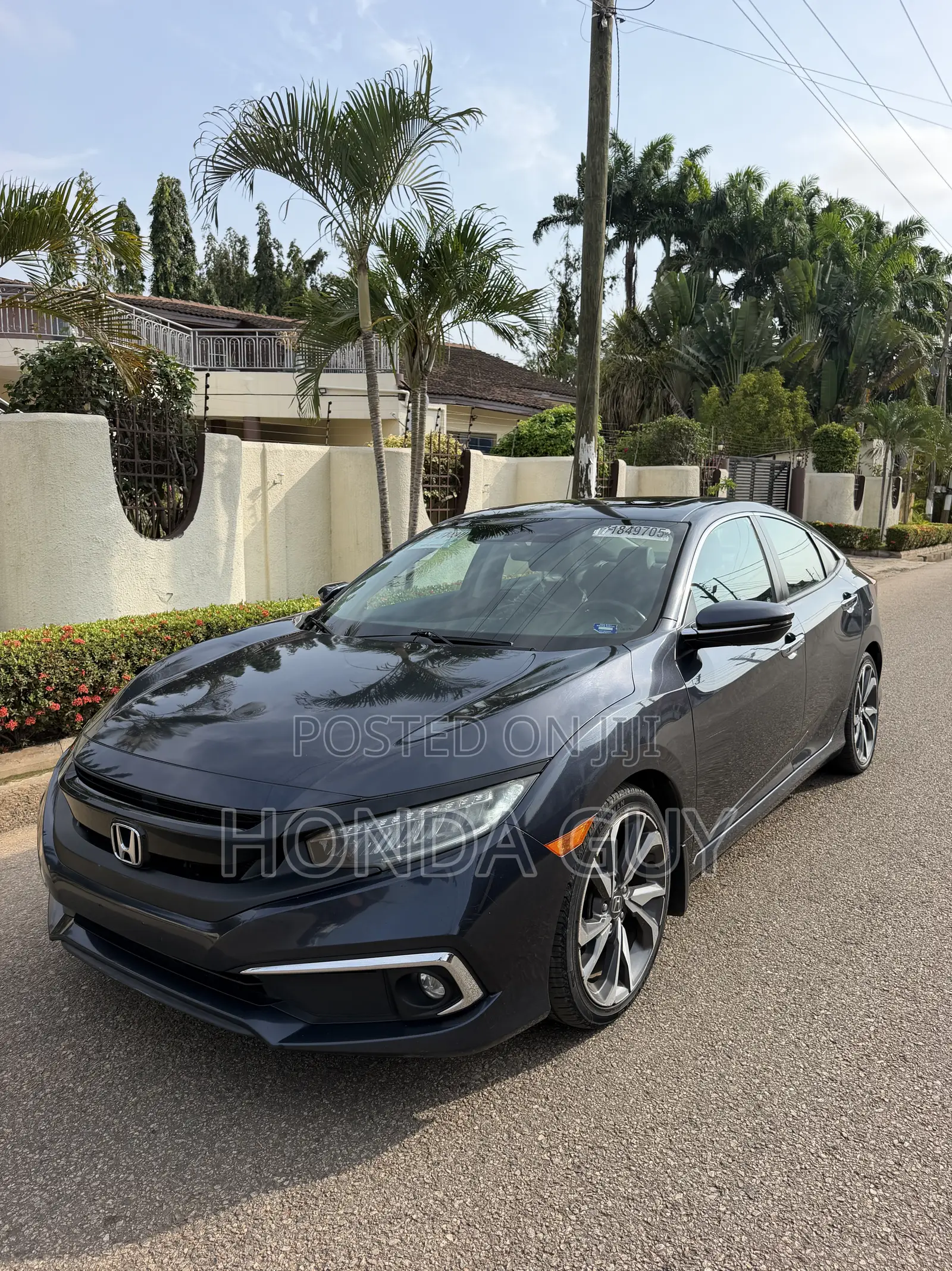 Honda Civic Touring Sedan 2019 Gray