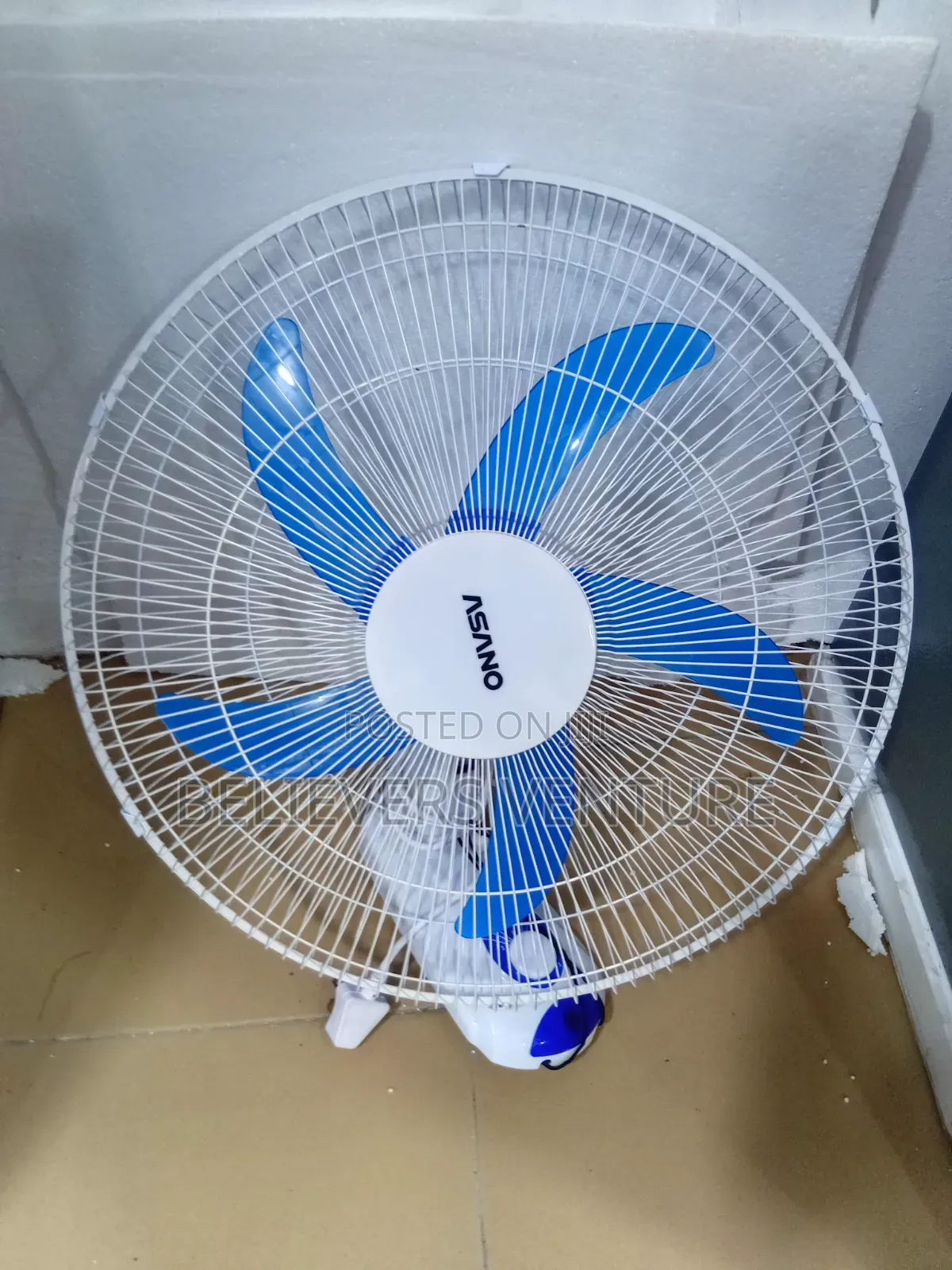 Asano Wall Fan – Powerful Airflow Low Noise Cooling