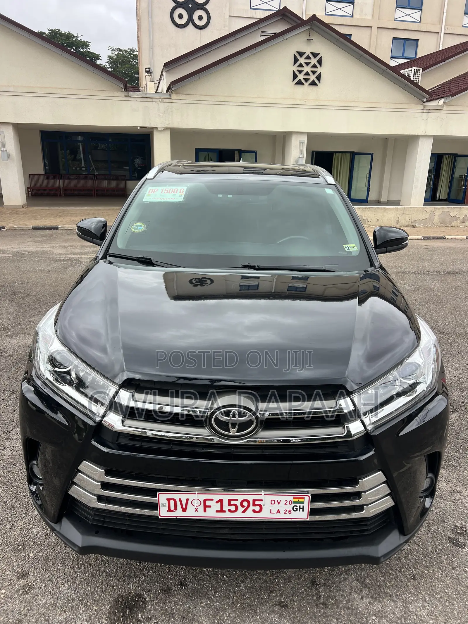 Toyota Highlander XLE V6 4x4 (3.5L 6cyl 6A) 2016 Black