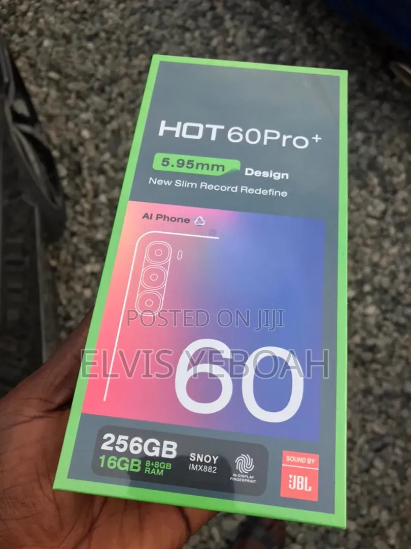 New Infinix Hot 60 Pro+ 256 GB Silver