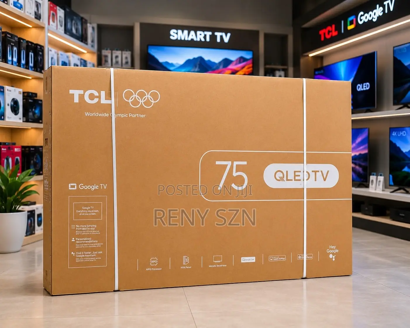 TCL 75′′ QLED Television