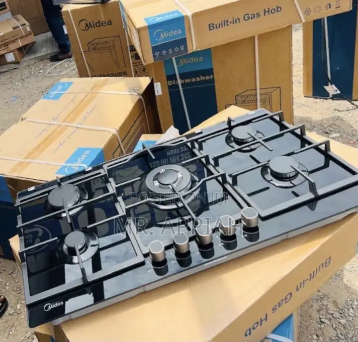 Classic Midea 90cm Built in 5 Gas Hob,Auto Ignition(90GQ095)90cm