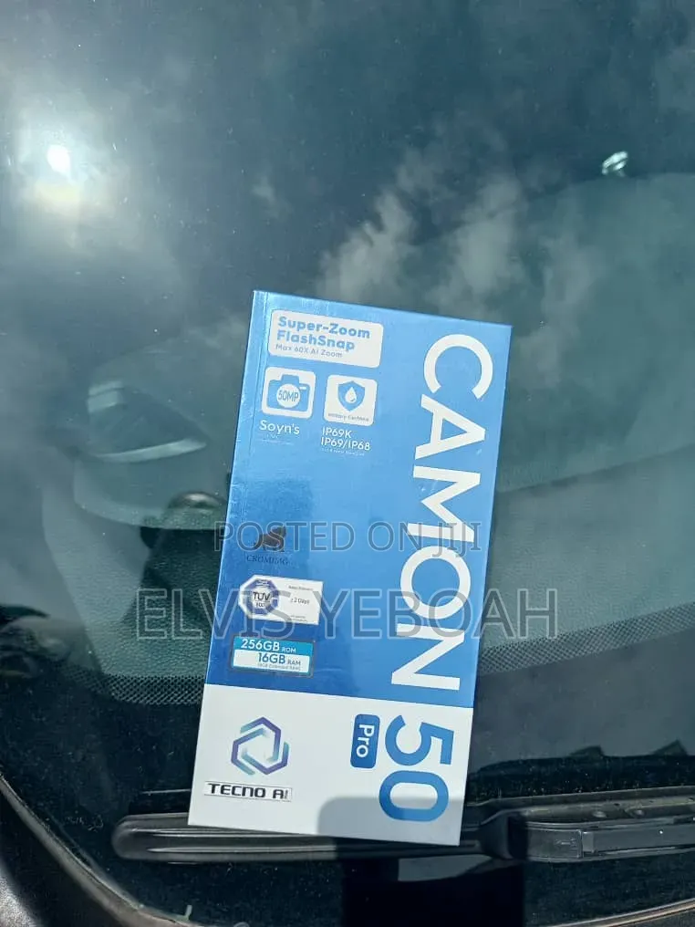 New Tecno Camon 50 Pro 256 GB Gray
