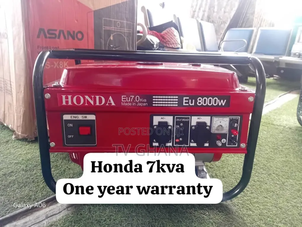 Honda 7kVA Silent Generator | Strong Backup for Appliances7kva