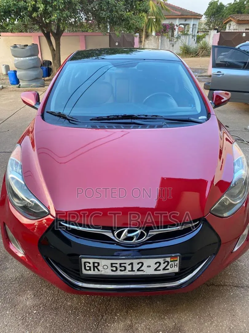 Hyundai Elantra 2013 Red