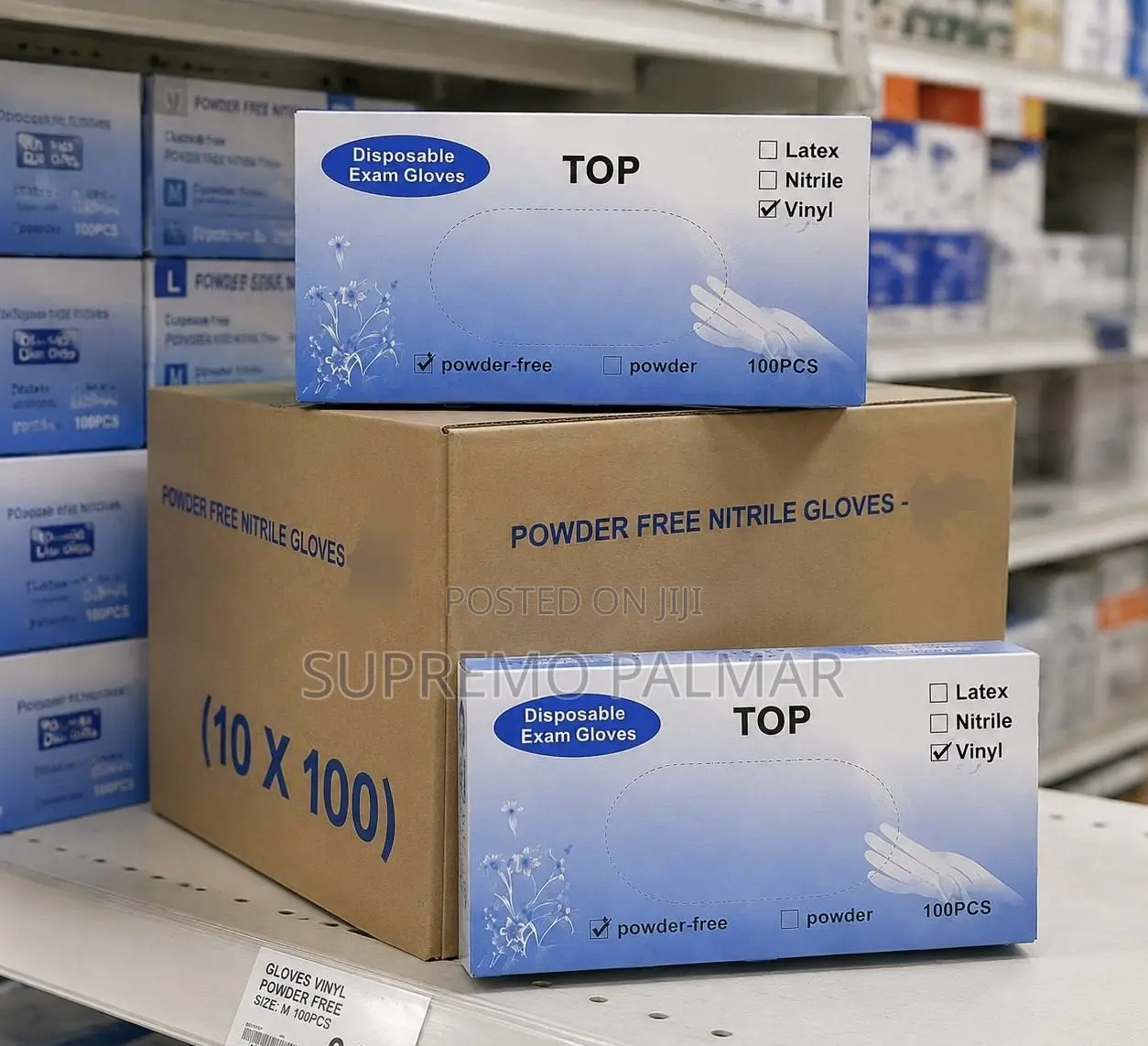 Carton Nitirile Non-Powdered Disposable Gloves - Carton, 10 Pack