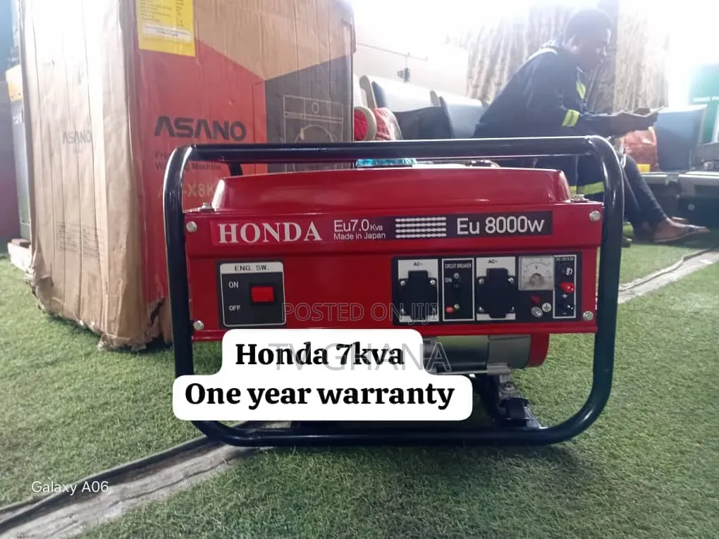 Honda 7kVA Petrol Generator – Smooth, Stable Powerful Power 7kva