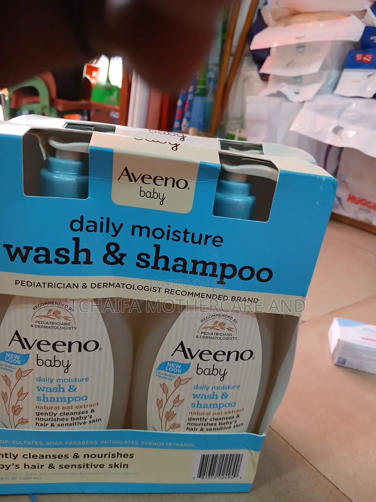 Twin Pack Aveeno Baby Wash and Lotion