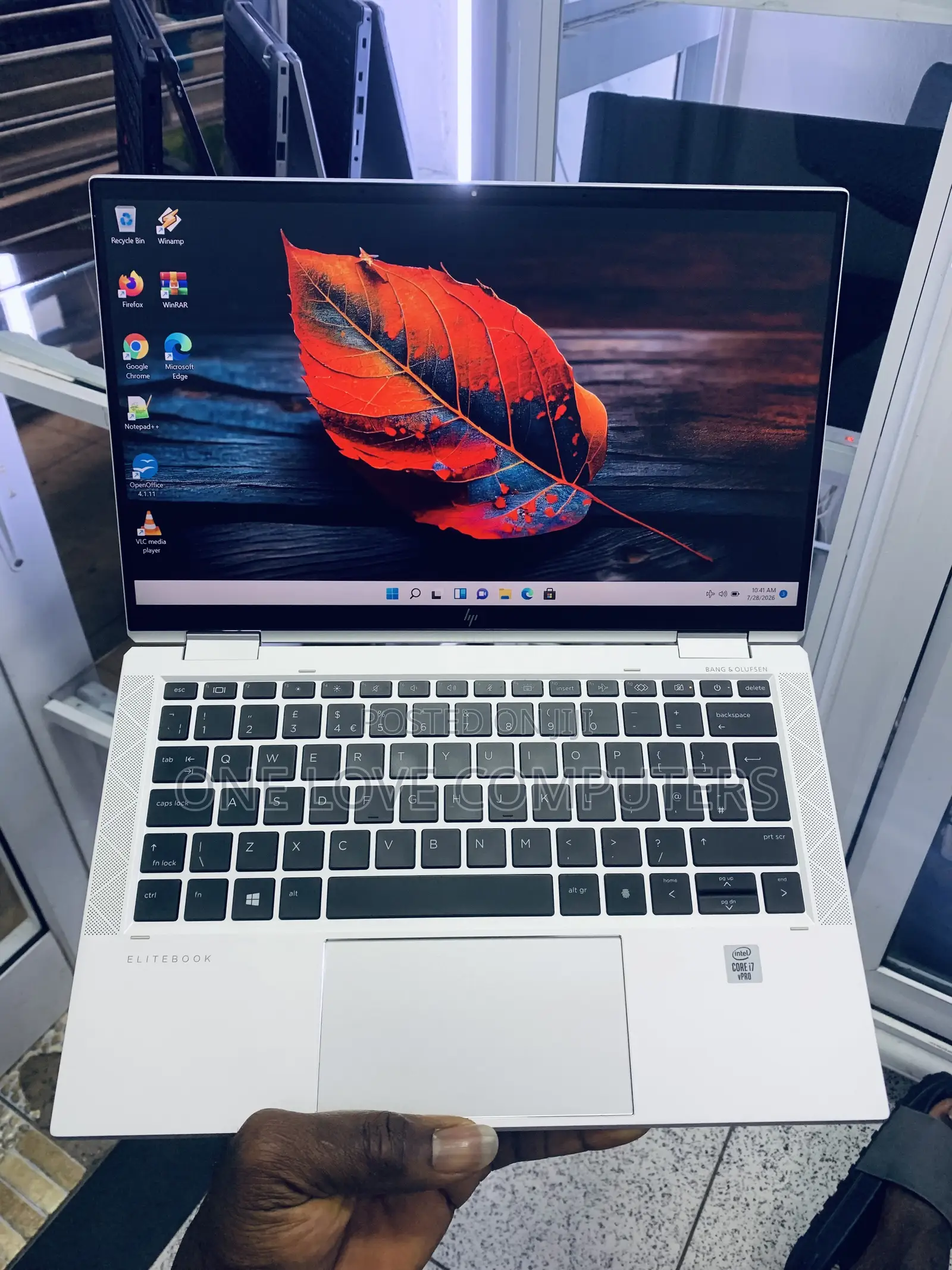 Laptop HP EliteBook x360 1030 G7 16GB Intel Core i7 SSD 256GB