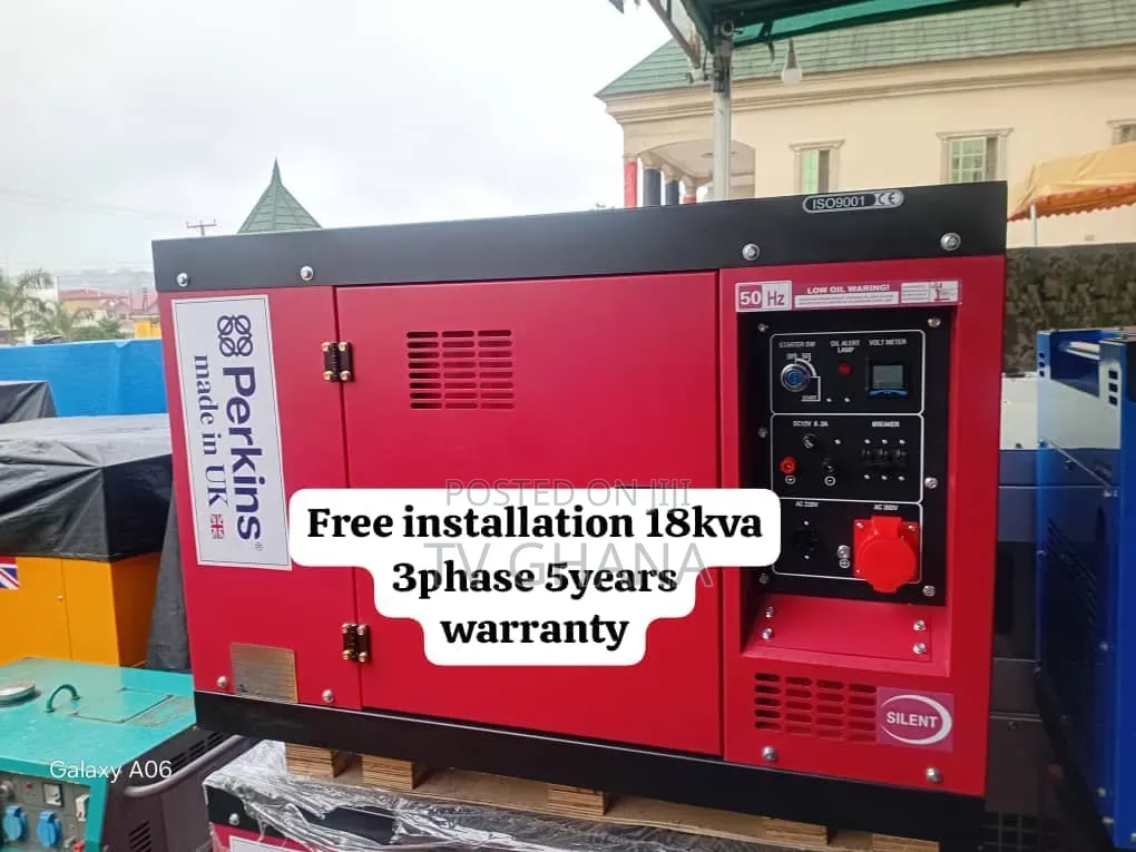 Perkins 18kVA 3-Phase Diesel Genset for Homes Businesses18kva 3phase