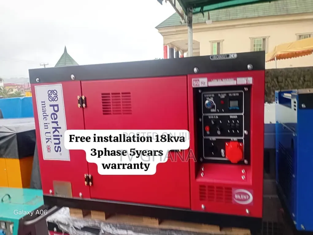 Perkins 18kVA 3-Phase Diesel Genset for Homes Businesses18kva 3phase