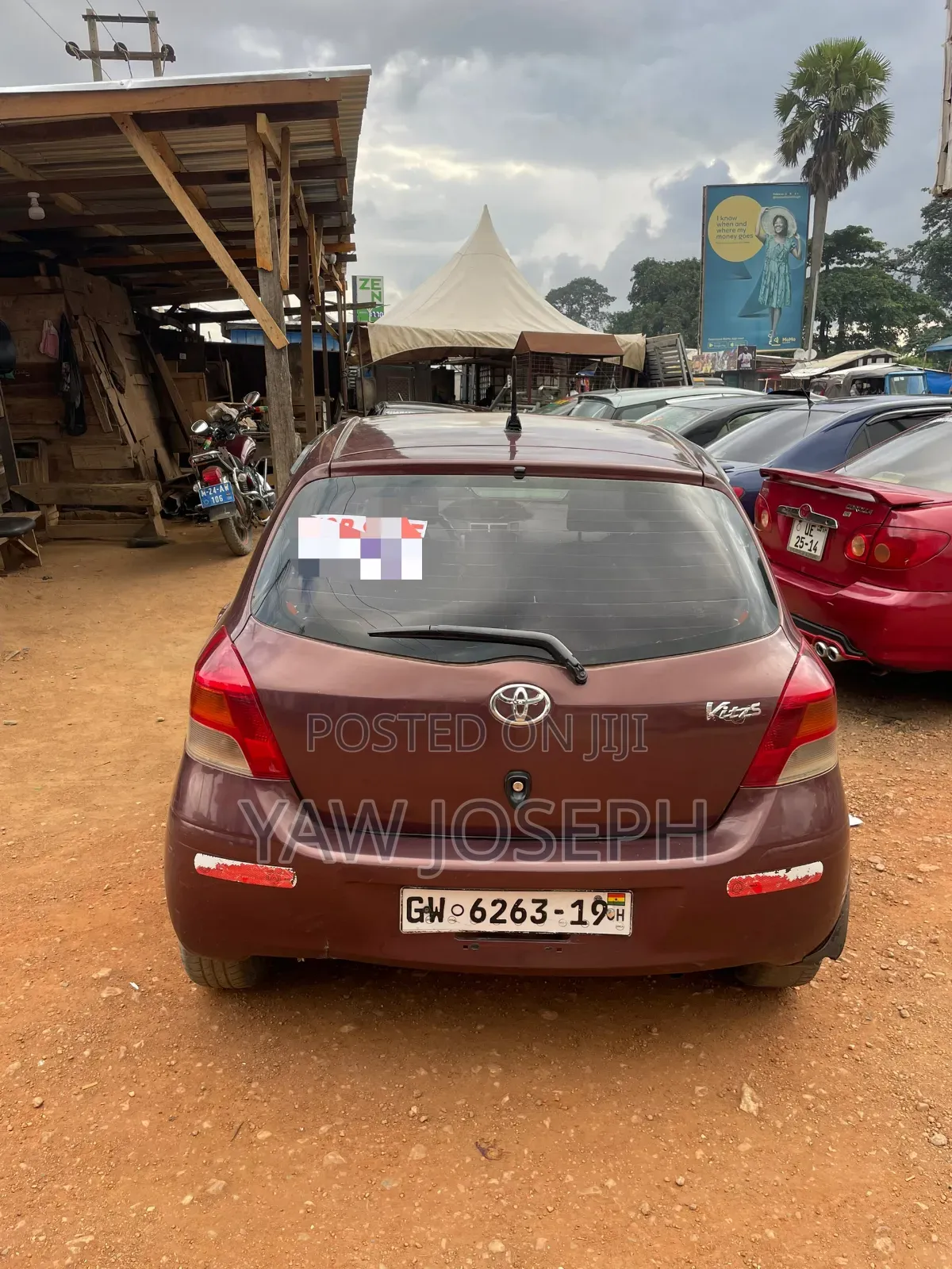 Toyota Vitz 2010 Brown
