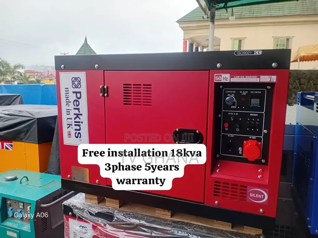 Perkins 18kVA Diesel Generator – Rugged, Quiet Reliable18kva