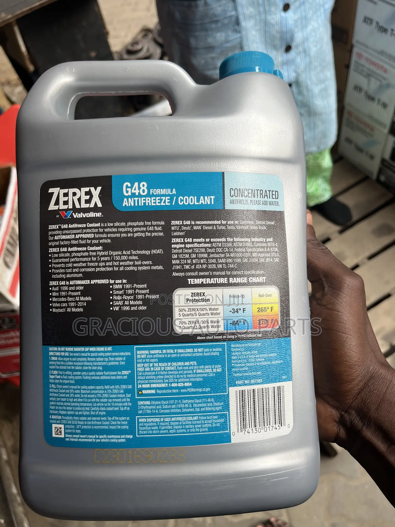 Zerex G48 Anti-Freeze Coolant