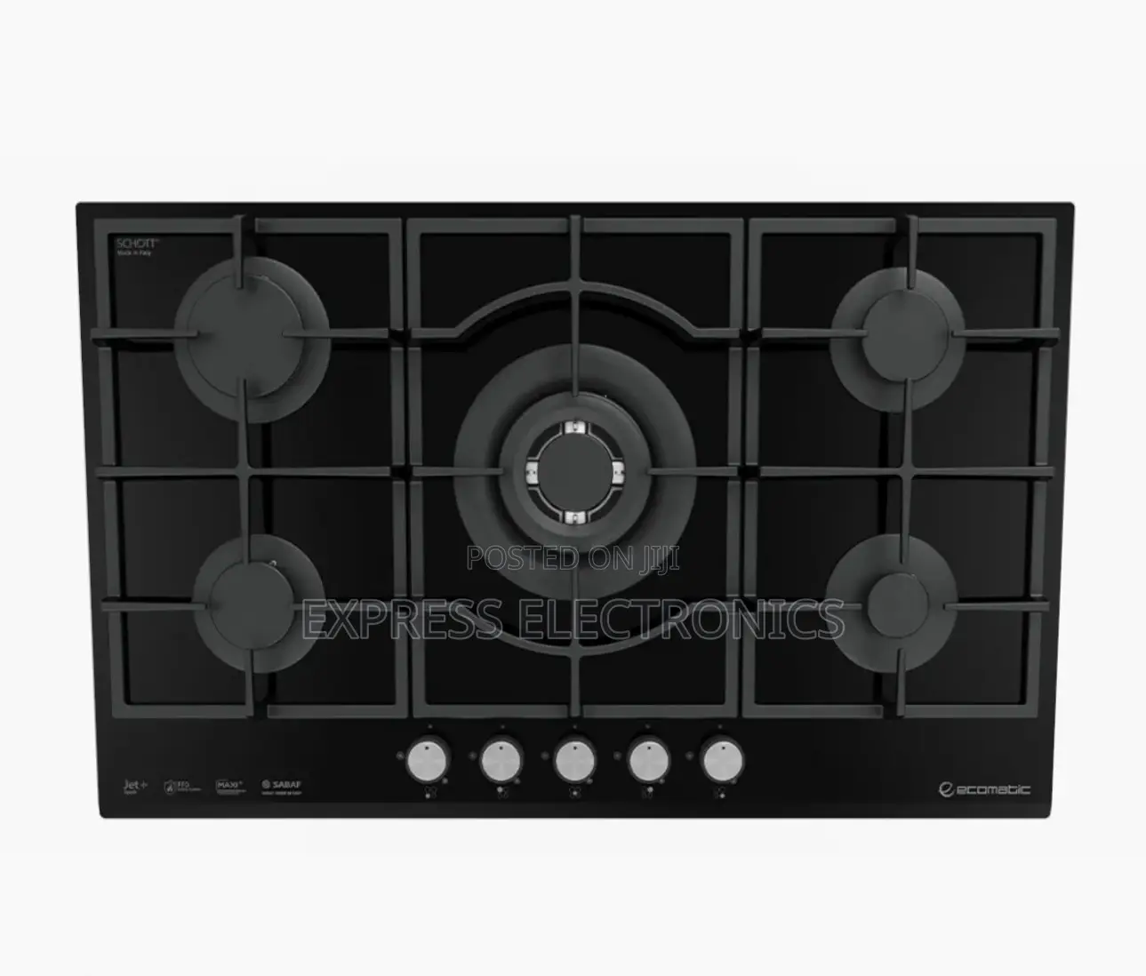 Ultra Sleek Midea 90Gq095 Built-in Gas Stove, 5 Burners, 60X50 Cm -