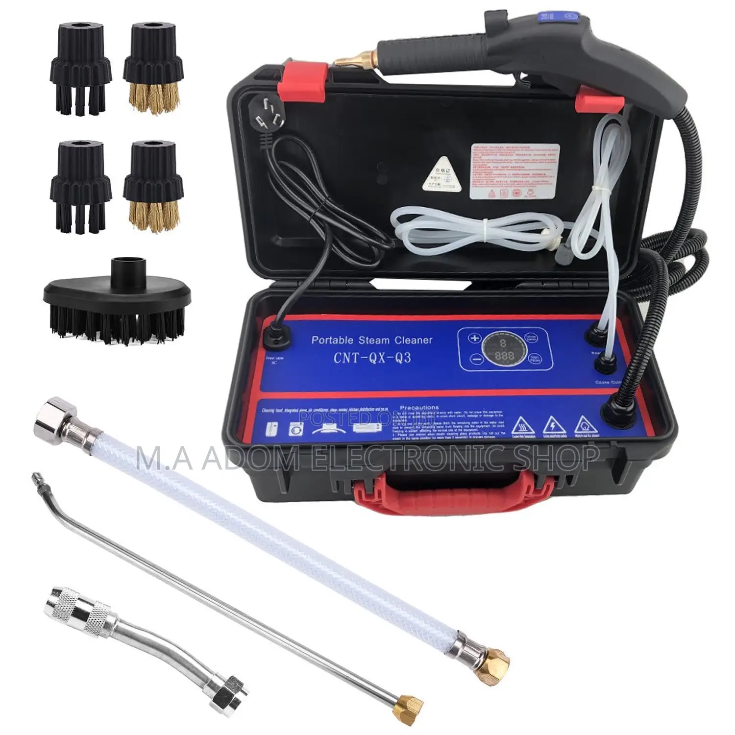 Handheld High Pressure Steam Cleaner 3.5 Bar High Temperature
