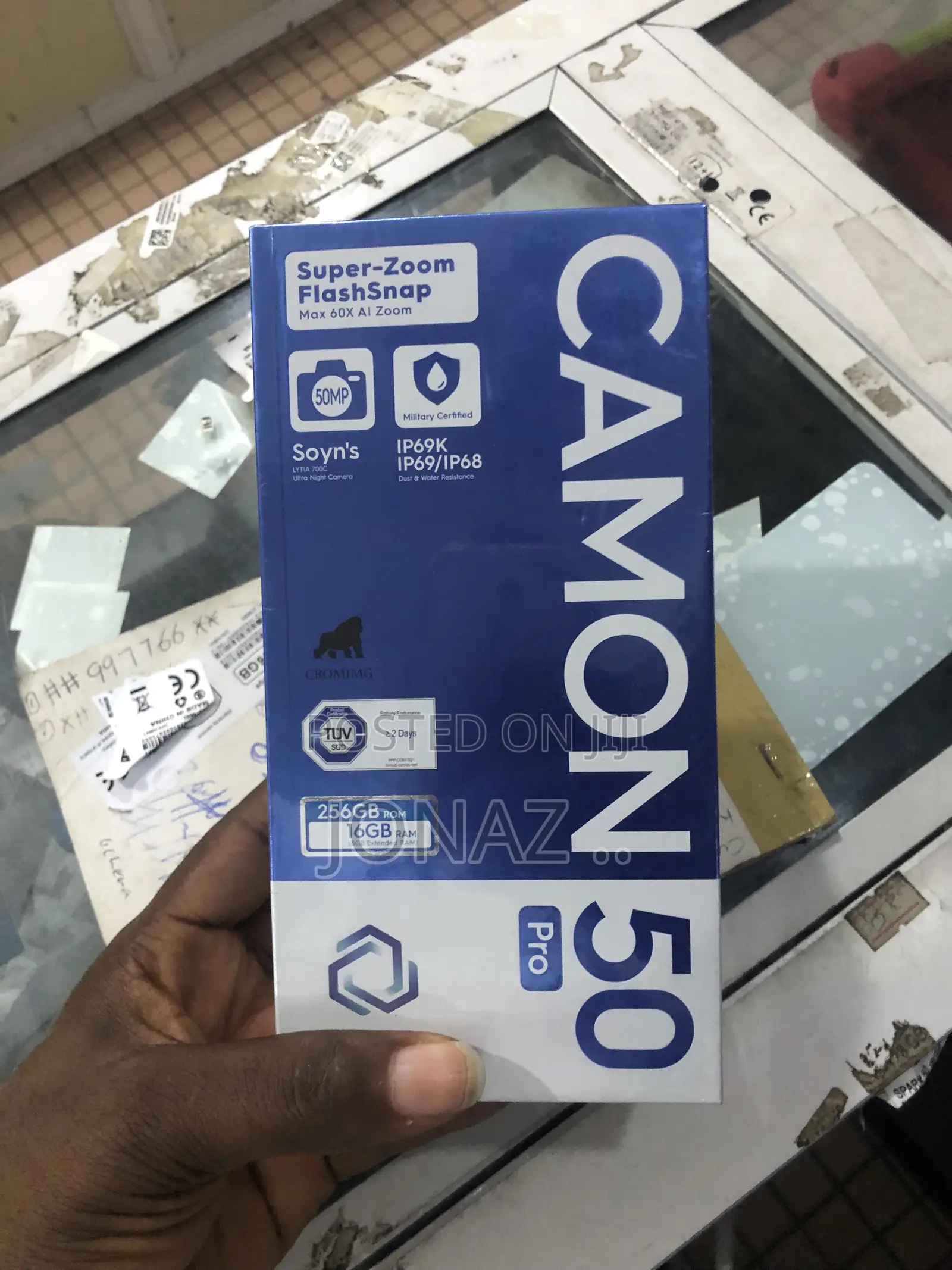 New Tecno Camon 50 Pro 256 GB Silver