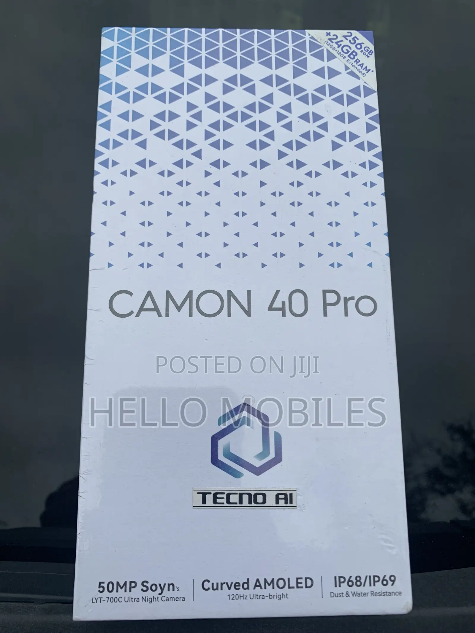 New Tecno Camon 40 Pro 5G 256 GB Black
