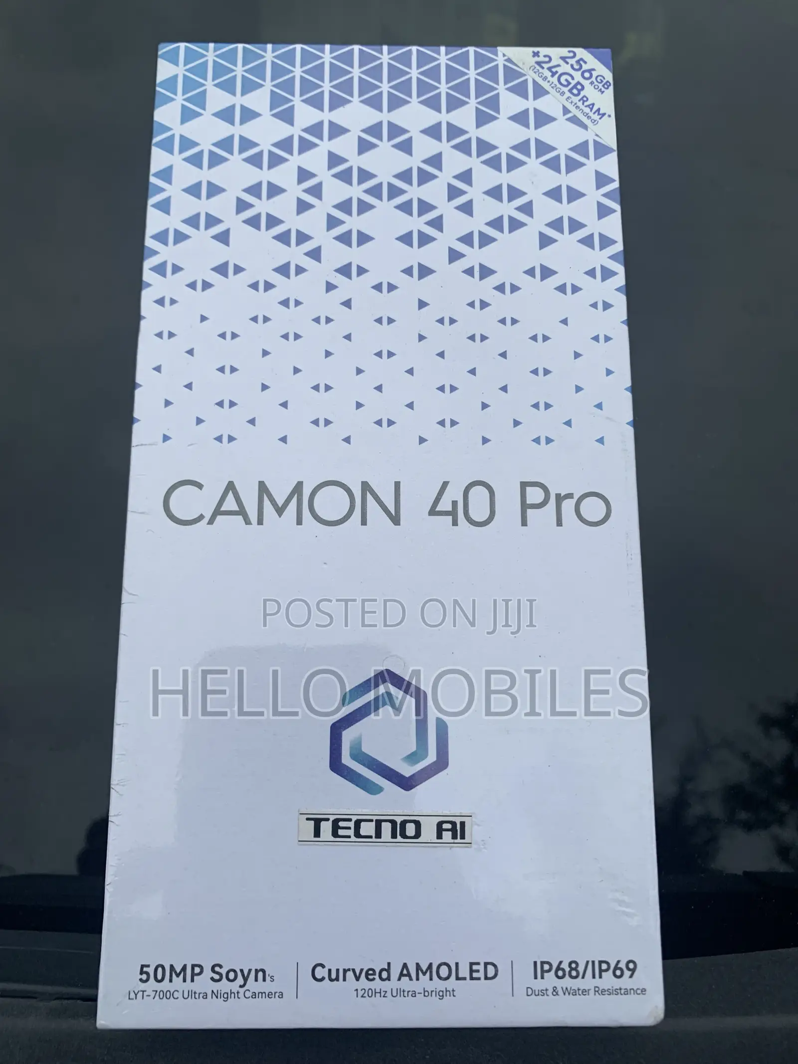 New Tecno Camon 40 Pro 5G 256 GB Black