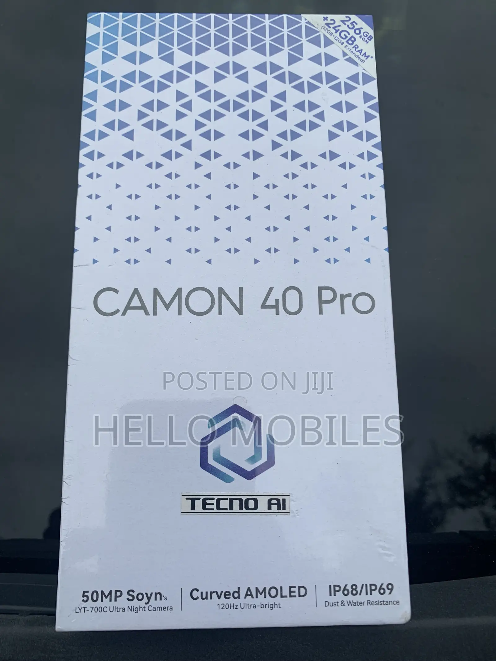 New Tecno Camon 40 Pro 5G 256 GB Black