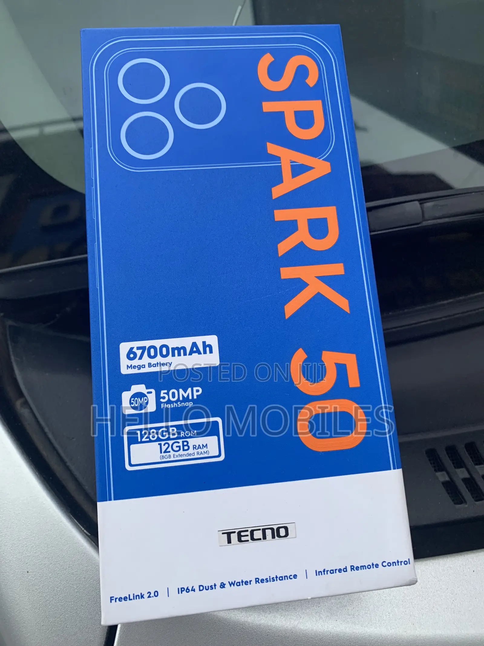 New Tecno Spark 50 128 GB Gray