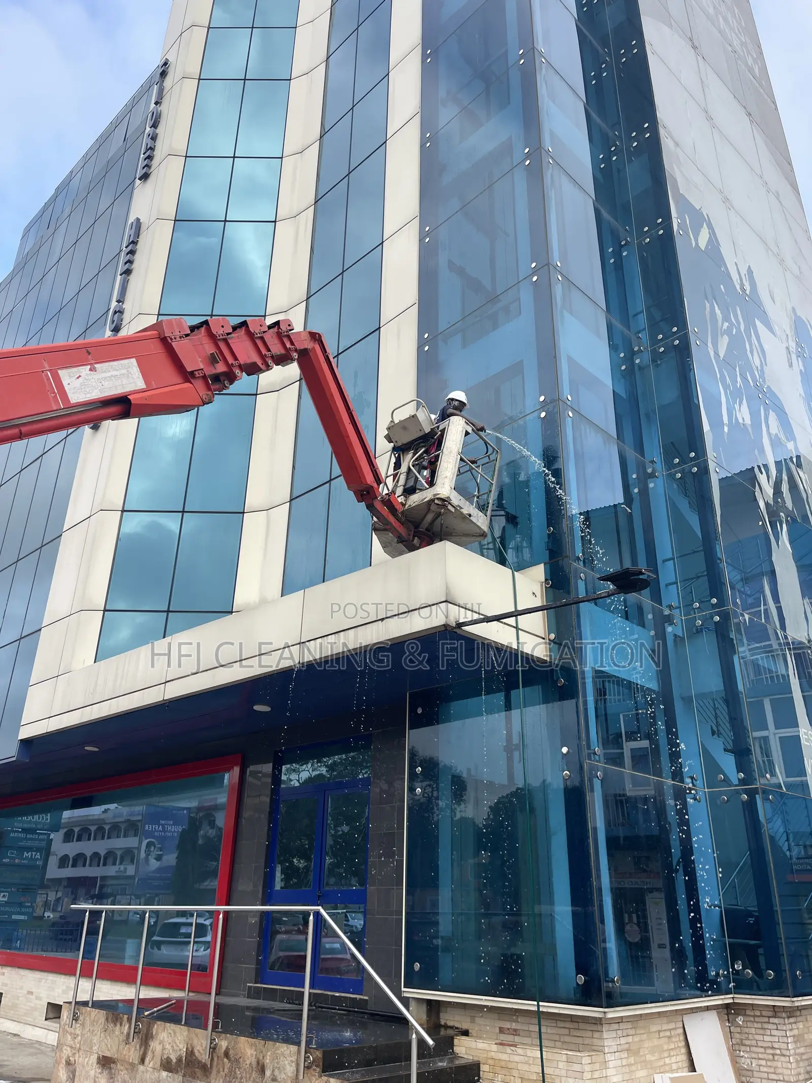 High Rise Facade Cleaning