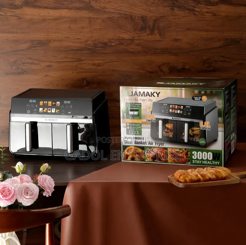 Air Fryer 12L Dual Basket Digital