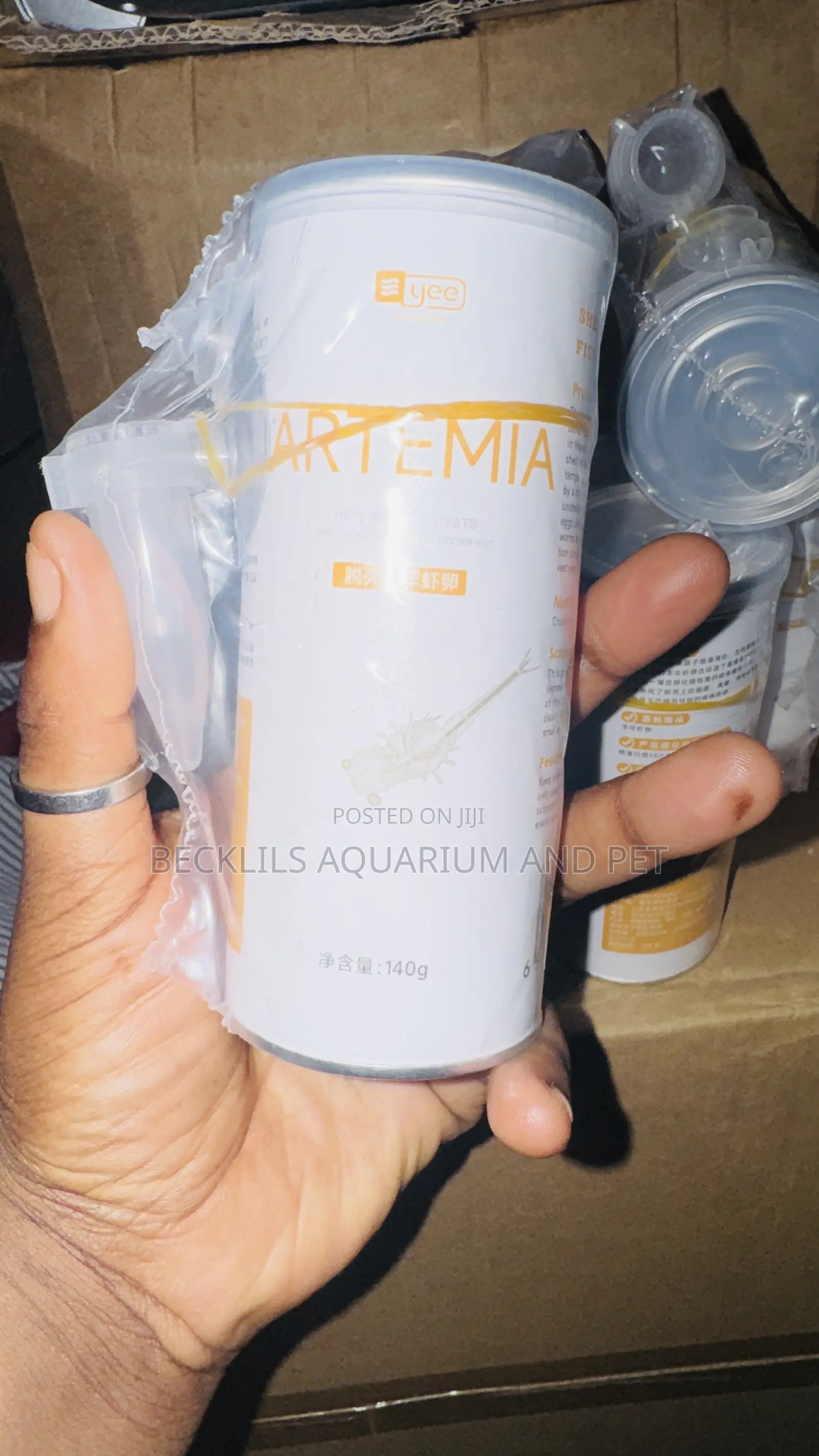 140 G , Artemia Fish Feed