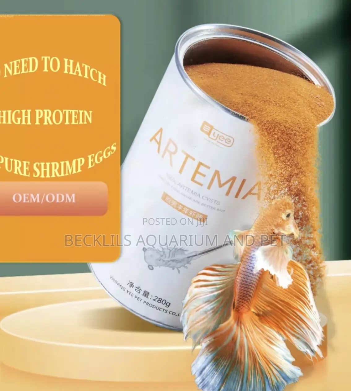 340 G Artemia Fish Food for Fries
