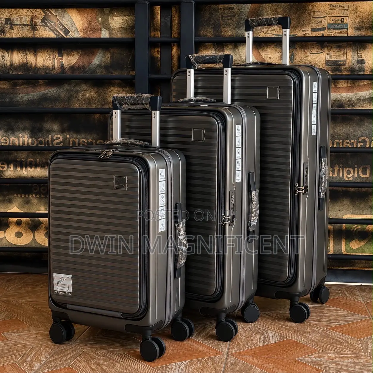 3 Piece Set, Front Opening Lid,light Weight Materials