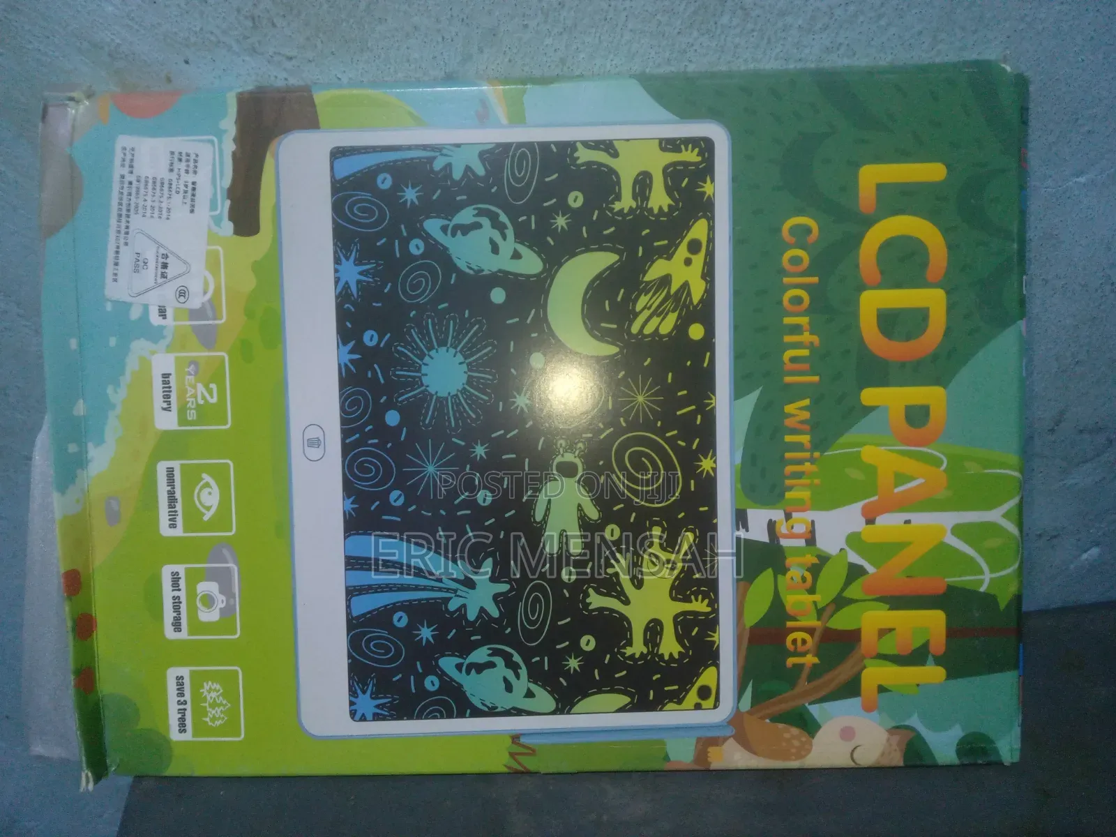 LCD Panel Colourful Writing Tablet
