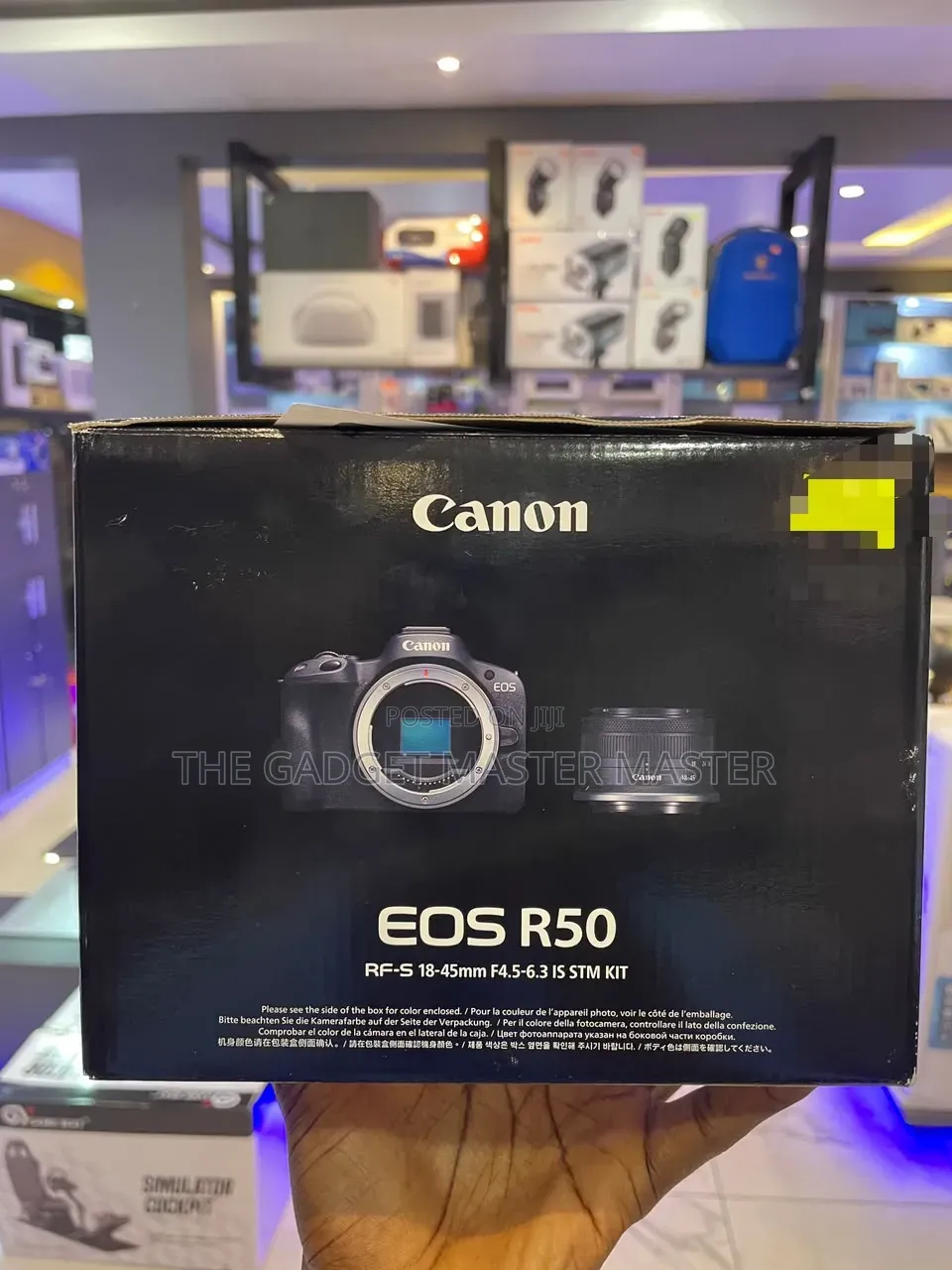 Canon Eos R50 Mirrorless Camera With 18-45mm Lens