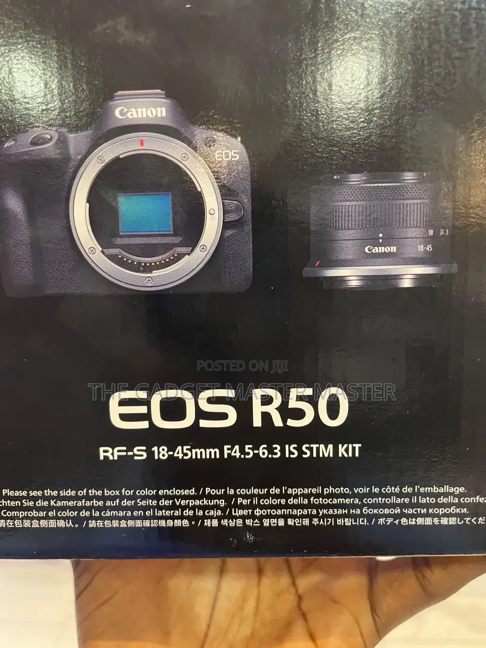 Canon Eos R50 Mirrorless Camera With 18-45mm Lens