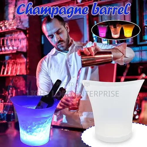Party Ice Bucket With Light Champagne