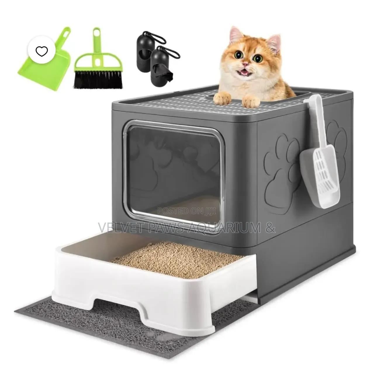 Extra Large Enclosed Amazon Cat Litter Box