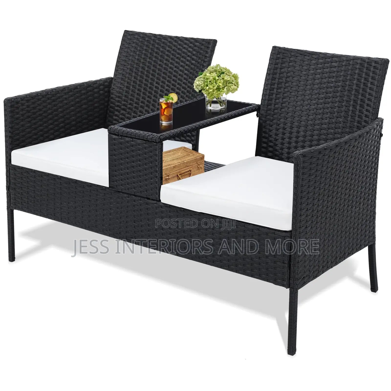 Outdoor Rattan Loveseat