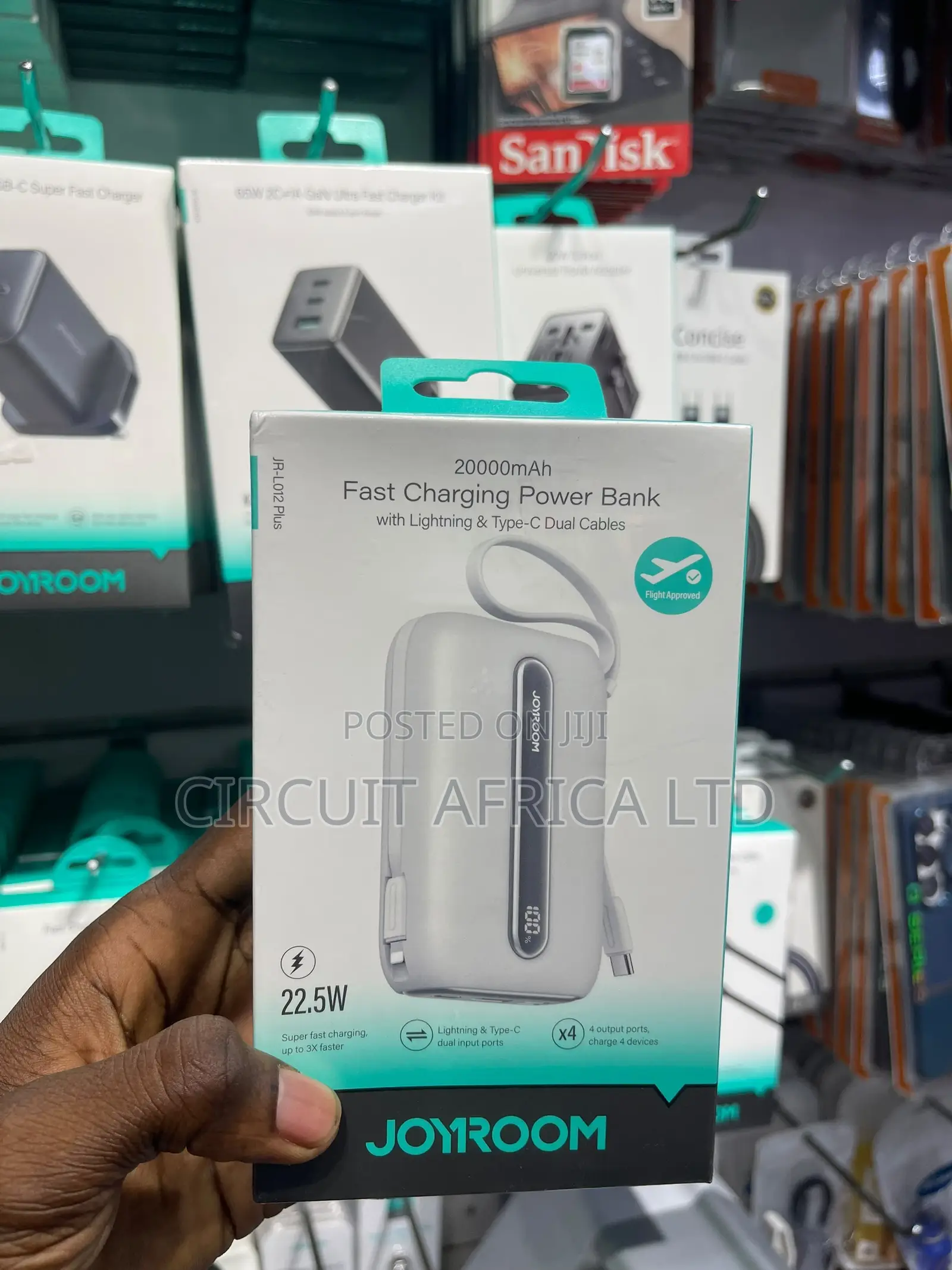 JOYROOM JR-L012 Plus 20000mAh 22.5W Fast Charging Power Ban