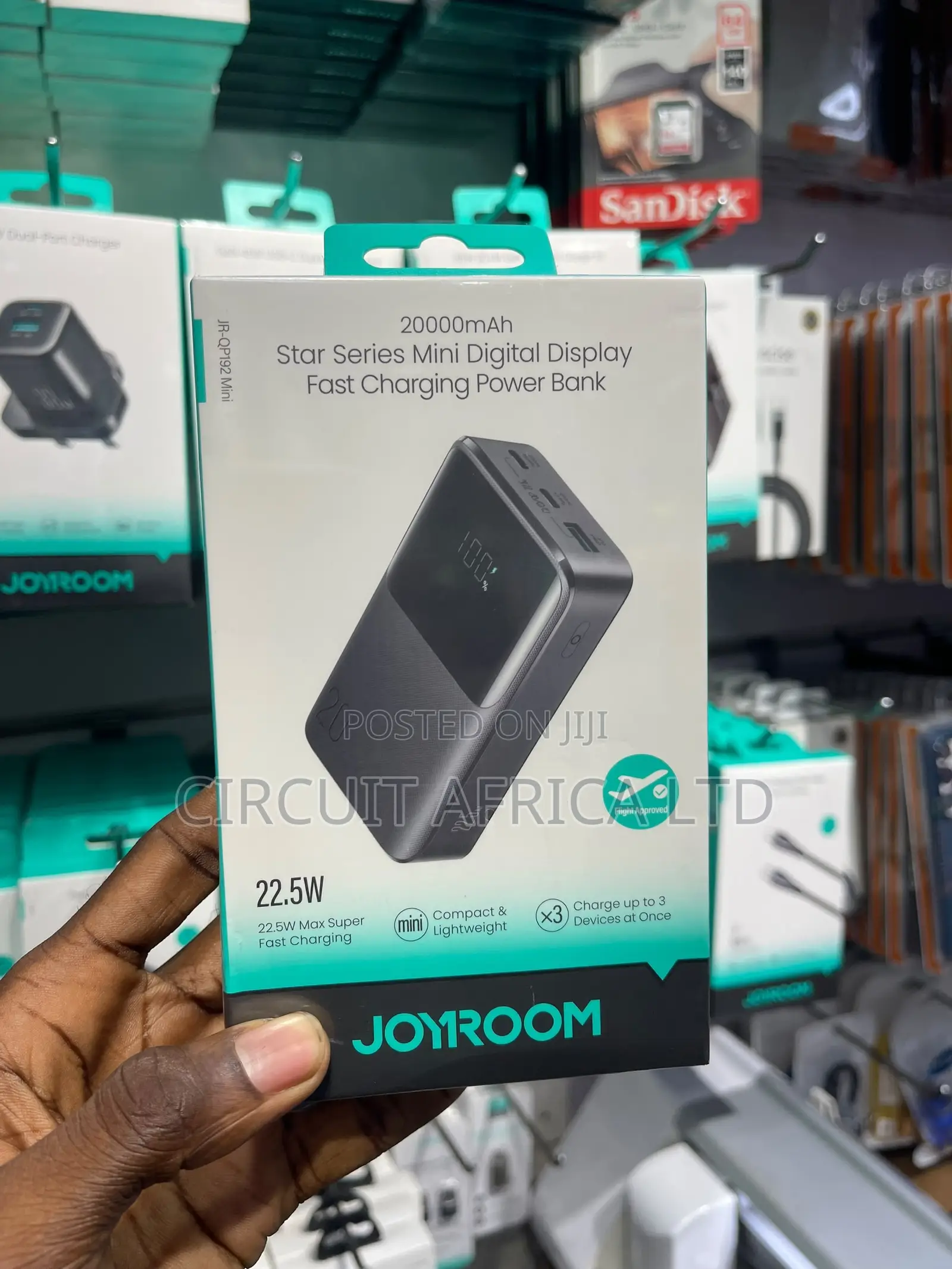 JOYROOM JR-L012 Plus 20000mAh 22.5W Fast Charging Power Ban